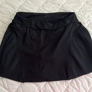 Nike pleated Tennis Skirt all black Nike check black medium